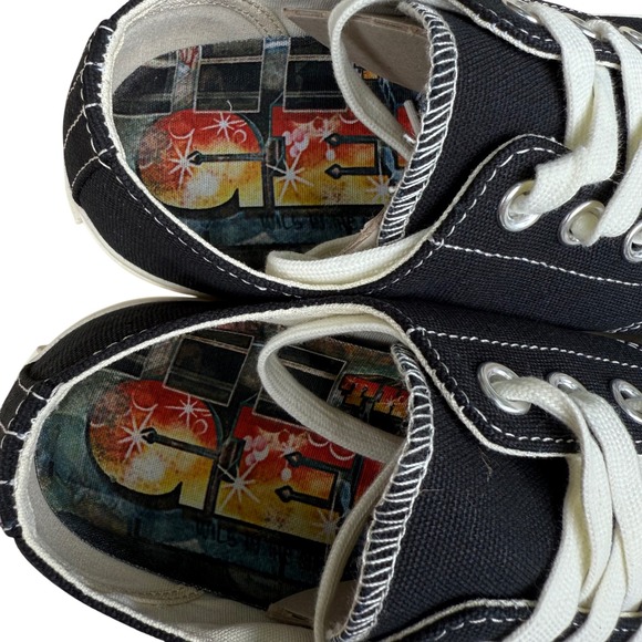 Pro Keds Royal Lo The Get Down Canvas Sneakers Black White Red Size 11M‎ - Picture 8 of 10